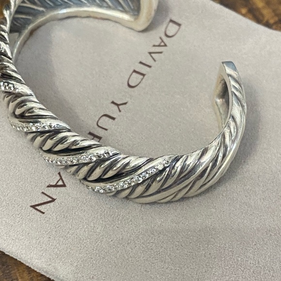 David Yurman Cuff Diamond Authentic - Picture 4 of 5